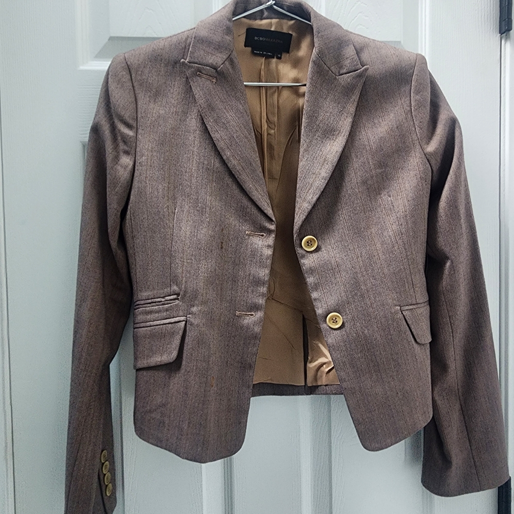 BCBGMaxAzria Tan Blazer